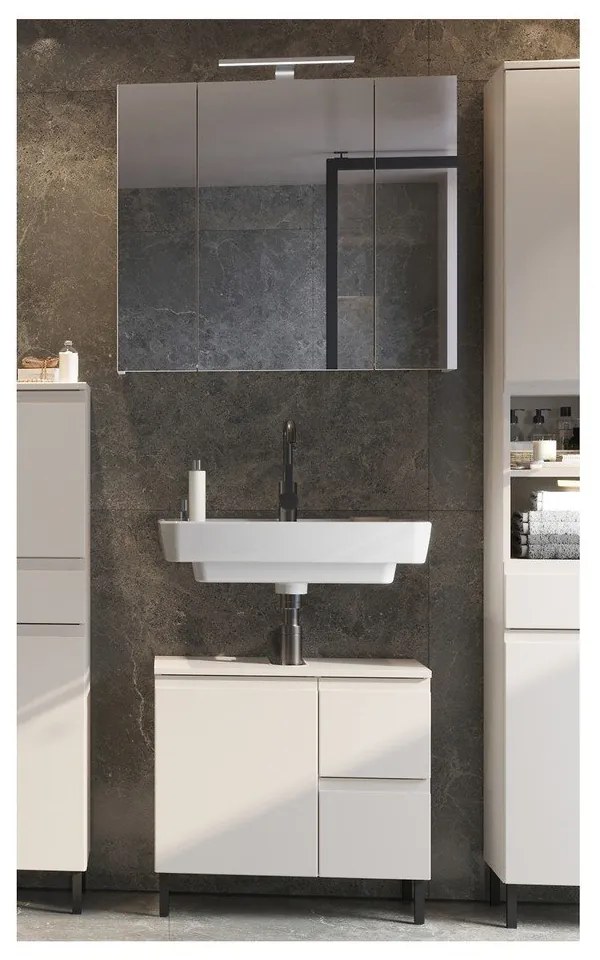 Krémszínű fürdőszoba bútor szett Salinas – Germania