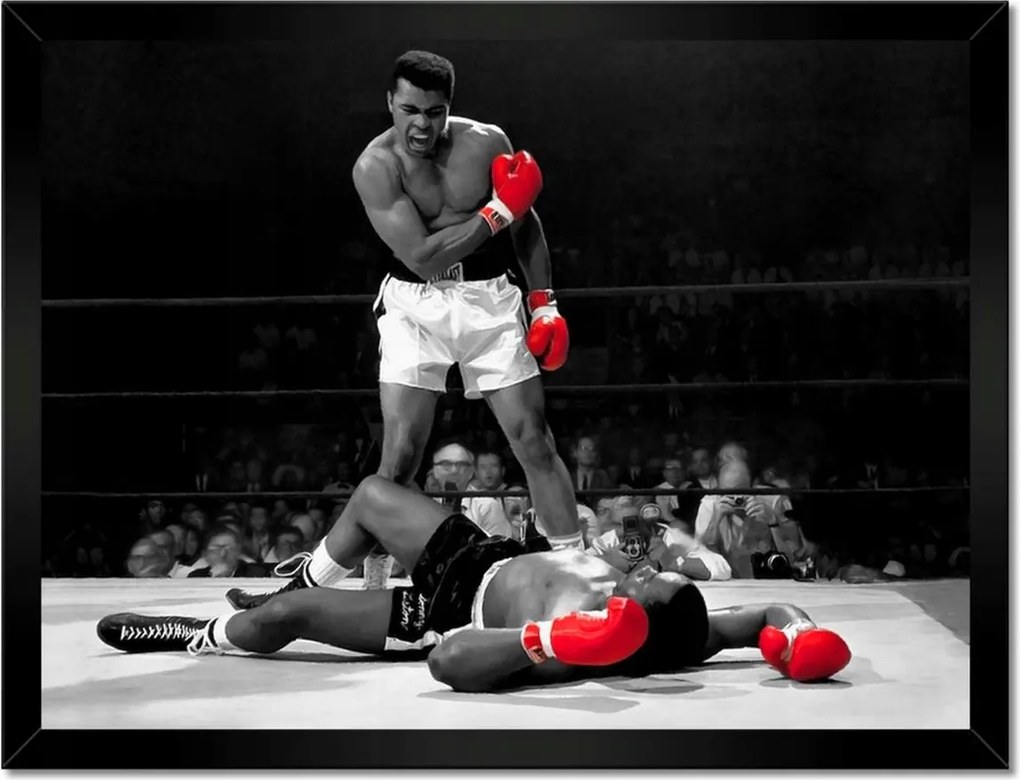 Poszterek keretben 40x30 Muhammad Ali Boxer