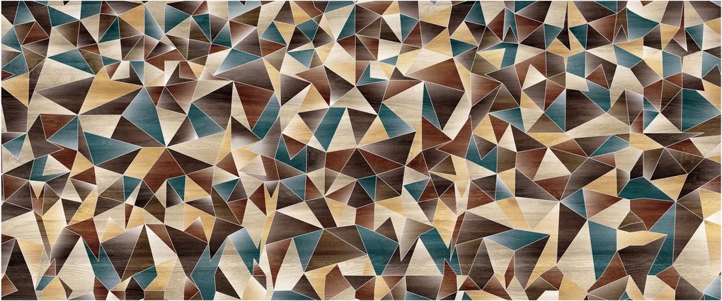 A háromszögek képe (120x50 cm)