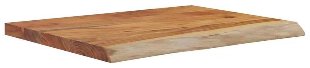 tömör akácfa téglalap alakú fali polc 50 x 40 x 2,5 cm