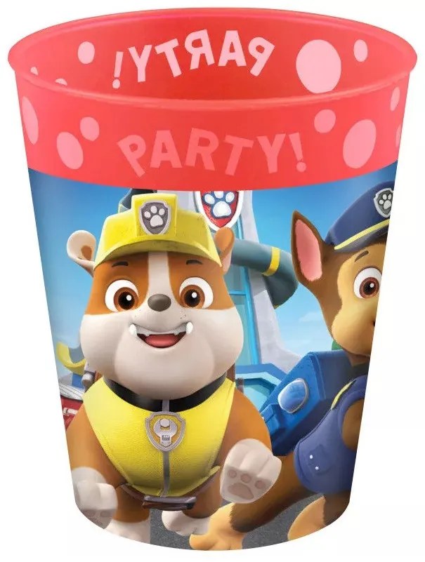 Mancs Őrjárat Rescue Heroes micro prémium műanyag pohár szett 4 db-os 250 ml