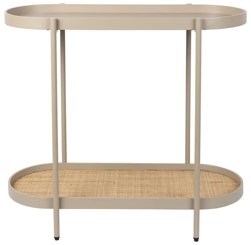 Bézs konzolasztal 39x85 cm Amaya – White Label