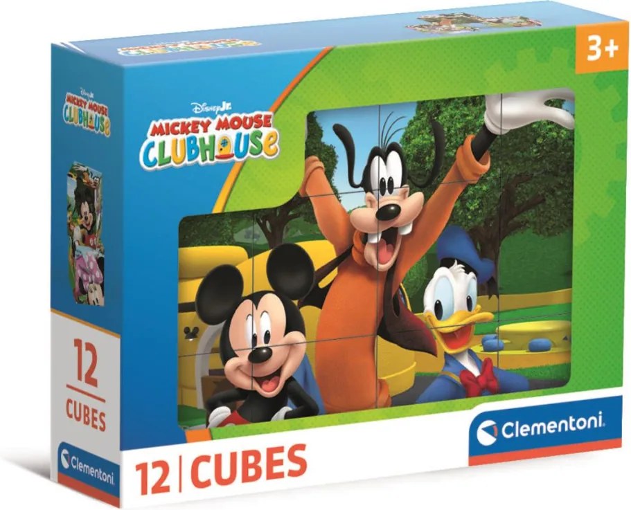 Disney Mickey Clubhouse mesekocka 12 db-os Clementoni