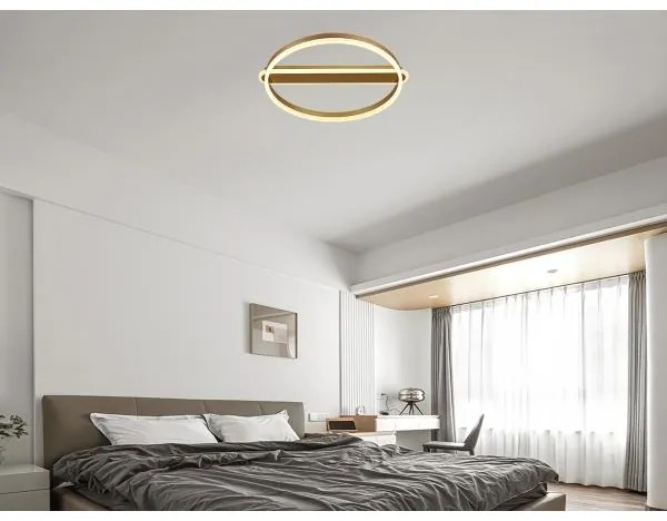 Fényerőszabályozható LED mennyezeti lámpa LED/60W/230V 3000-6500K + távirányító