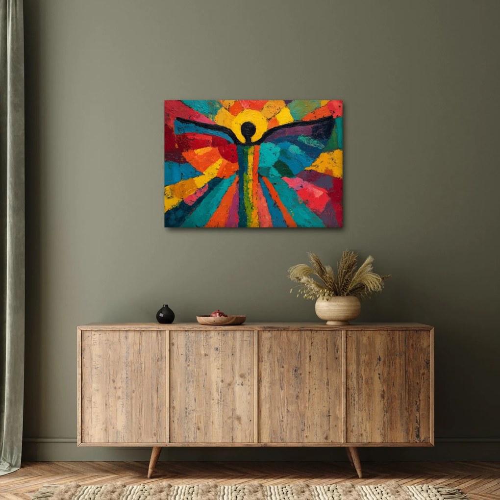 Kép - Festett angyal (70x50 cm)