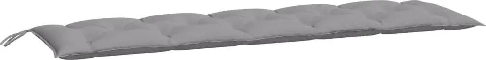 vidaXL szürke oxford szövet kerti padpárna 180 x 50 x 7 cm