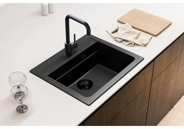 ALVEUS 1148162 - Mosogató ATROX 59x50 cm gránit/fekete