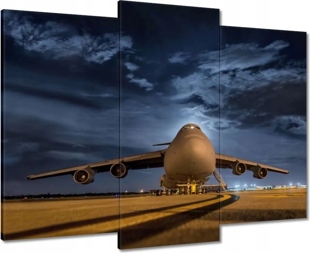 Vászonkép 90x70 Nagy repülőgép repülőtér