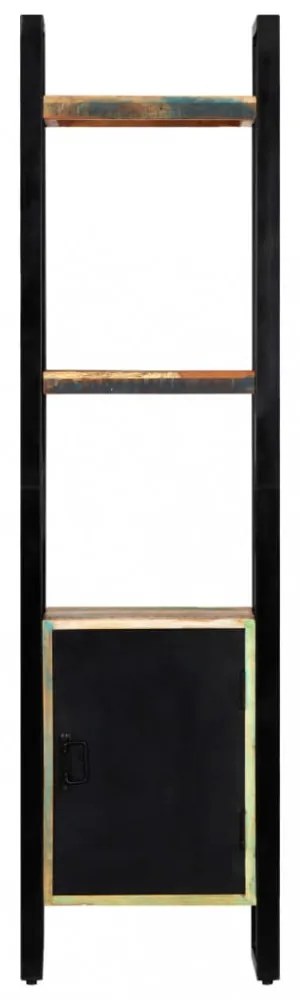 tömör újrahasznosított fa könyvespolc 45 x 30 x 171 cm