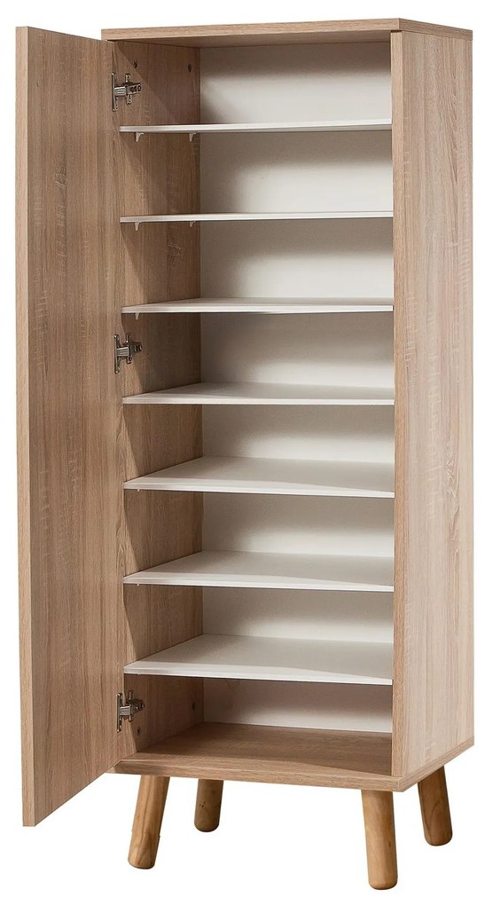 Előszoba bútor Beside 30 (szonoma tölgy + zöld) . 1093994