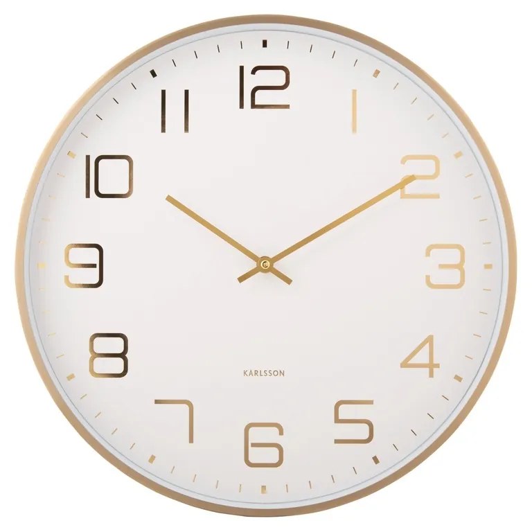 Karlsson 5973WH design falióra fehér, átmérő 40 cm