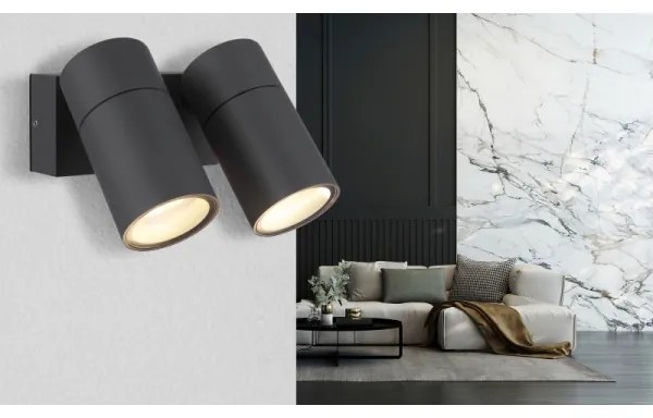 Globo 3209-2 - Fali spotlámpa PIPER 2xGU10/35W/230V