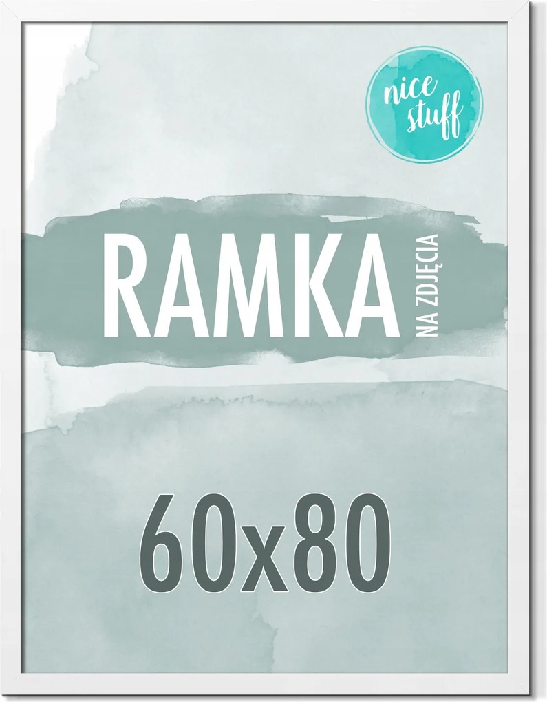 Képkeret 60x80 Képkeret Poszter Képkeret fehér 80x60