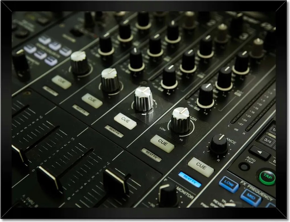 Poszterek keretben 40x30 Fekete keverő vezérlő