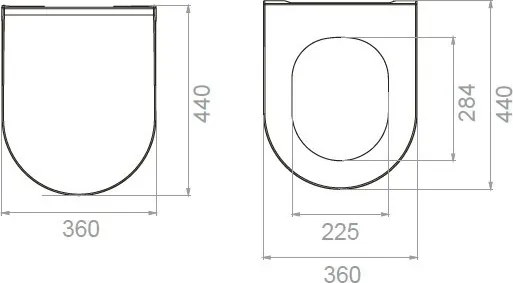 CeraStyle CITY SLIM WC ülőke - MATT BÉZS - duroplast - lecsapódásgátlós - könnyen levehető