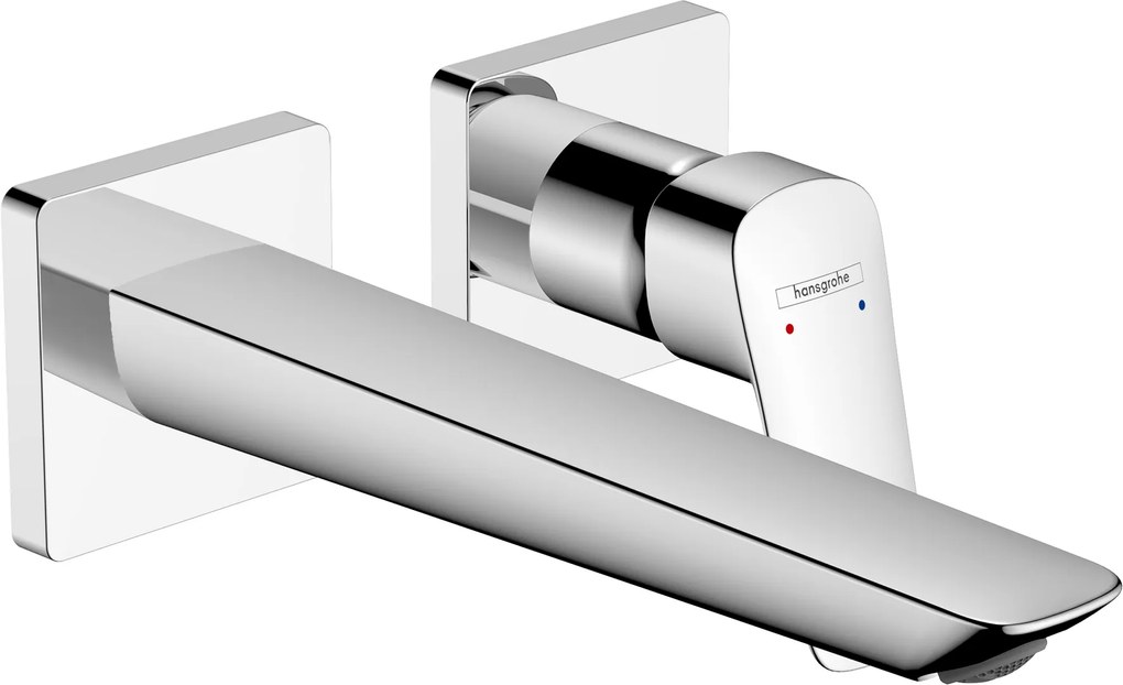 Hansgrohe Logis, Finom vakolat alatti mosdócsaptelep, 2 lyukú telepítés, EcoSmart, króm, 71256000