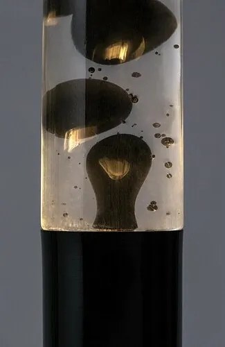 Rabalux 76027 Lavastic dekoratív lávás asztali LED lámpa, fekete