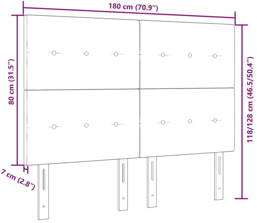 LED Fejtámla Sötétzöld 90 cm Bársony