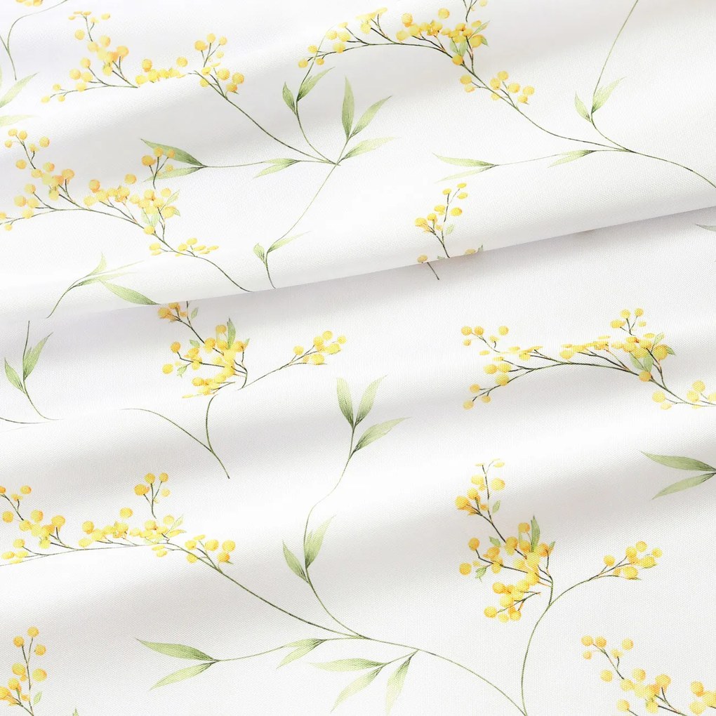 Goldea kör alakú teflonos terítő - mimózavirágok Ø 120 cm