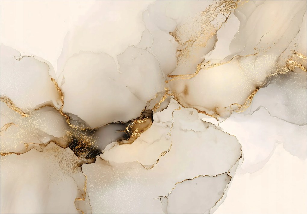 Fotótapéta Márvány Arany Kő Hálószoba Nappali Tapéta Flizelina 200x140