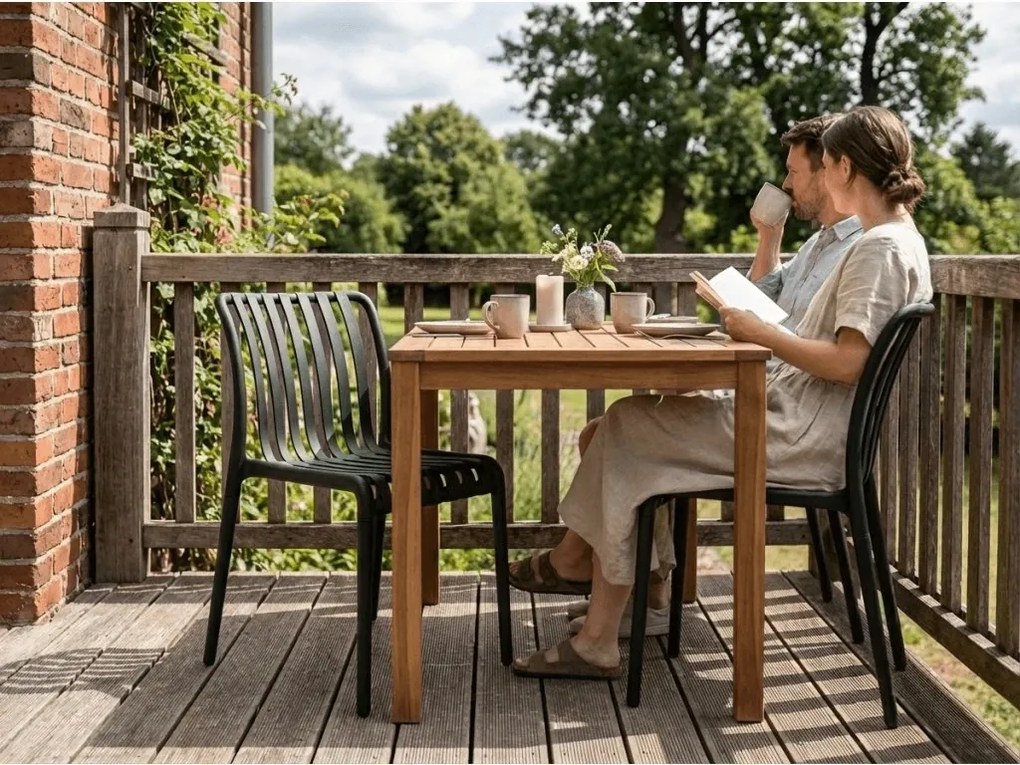 Műanyag szék TREGO, antracit színű