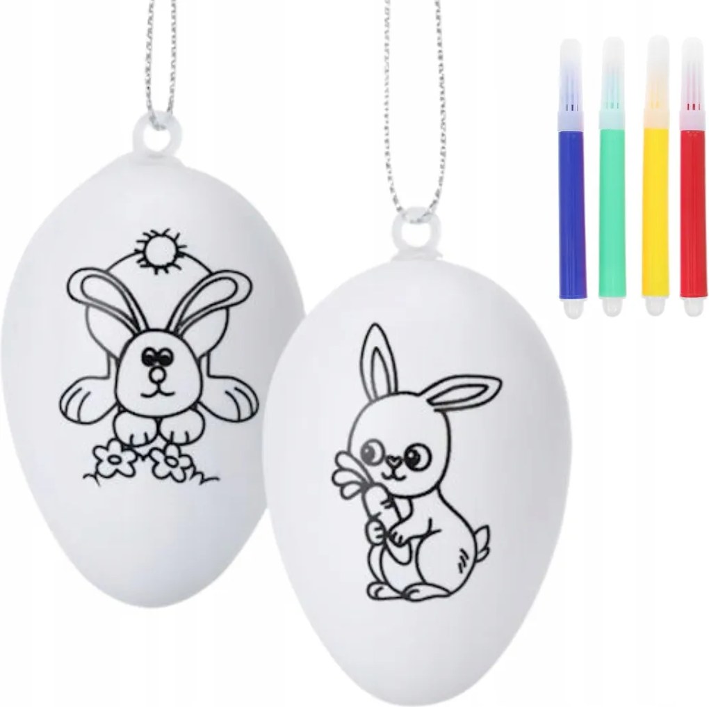 Festhető tojások húsvéti tojásfestő kreatív készlet gyerekeknek tojások