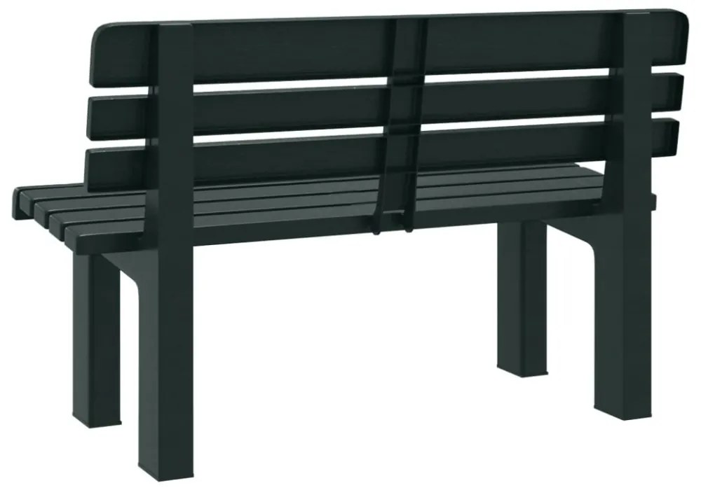 zöld polipropilén kerti pad 110 x 52 x 71 cm