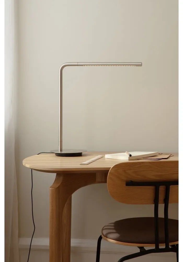 Ezüstszínű fém LED dimmelhető asztali lámpa (magasság 46 cm) Omni Table – UMAGE