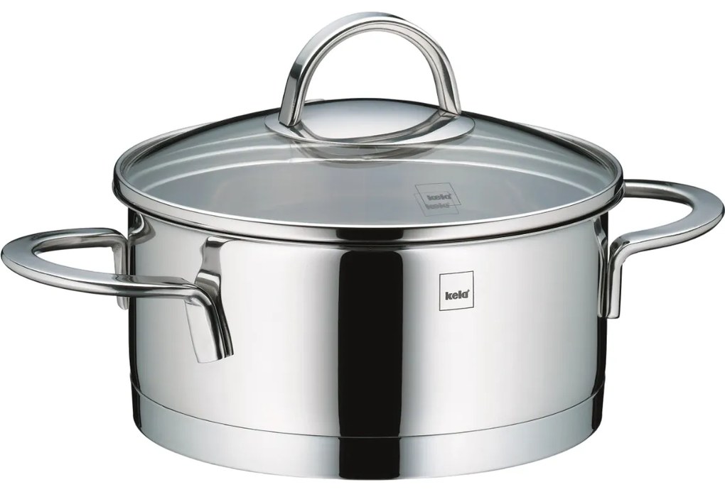 Kela CAILIN Lábas üveg fedővel 1,3 l, 1,3 l