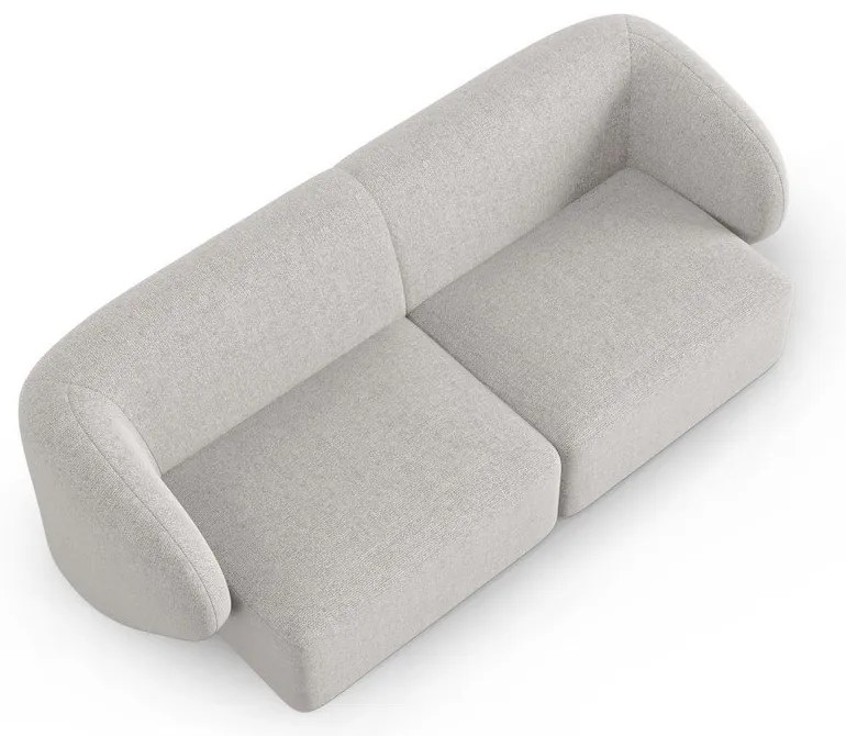 Világosszürke zsenília kanapé 188 cm Paolo – Milo Casa