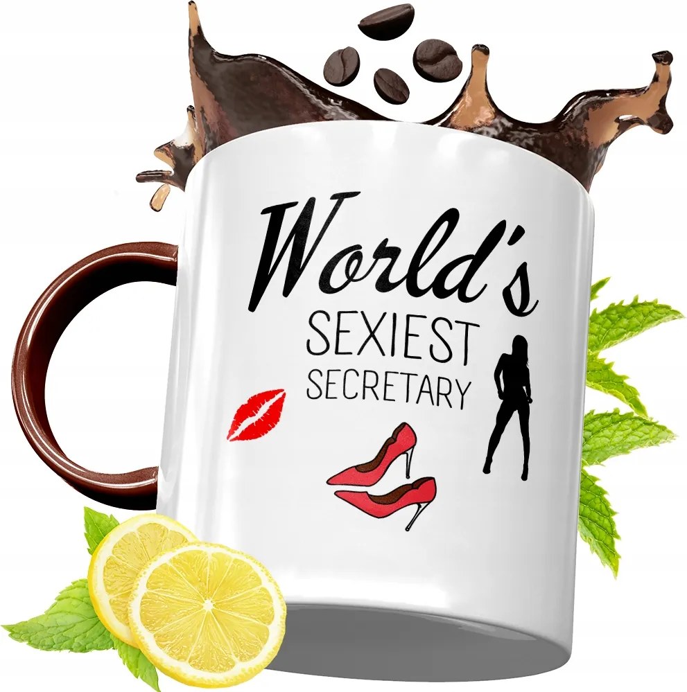 Bordó Bögre Titkárnőnek Születésnapi Ajándék fényképes nyomtatással