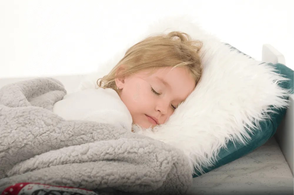 Kétoldalas bárány takaró, téli motívum, 150x200, RENIFE