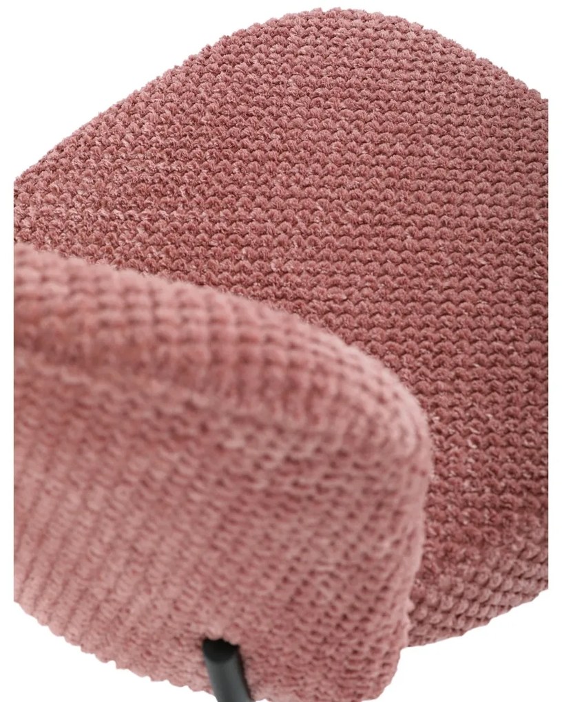 Étkezőszék garnitúra Bouclé CT-W1077 PINK2, 4 db