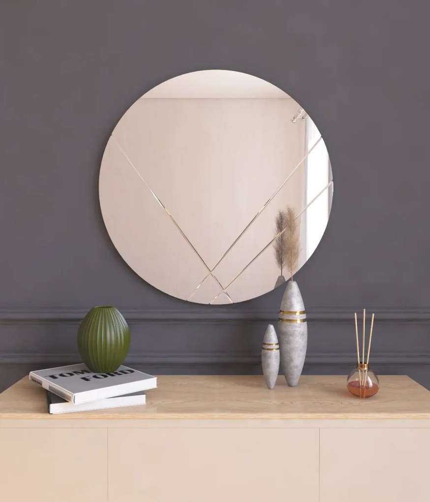 Lopi tükör, fehér, 60 cm