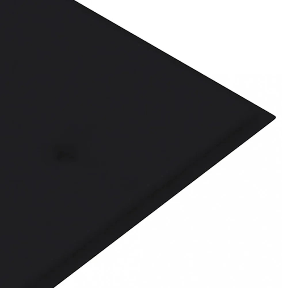 tömör tíkfa Batavia pad fekete párnával 150 cm