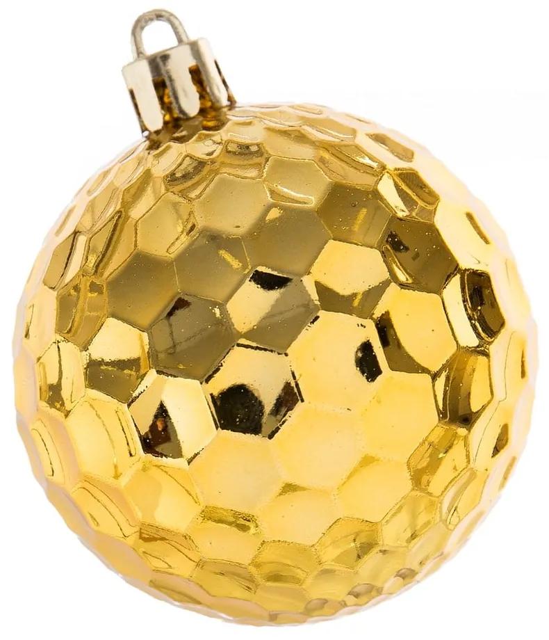 6 db-os aranyszínű gömbdísz szett - Unimasa