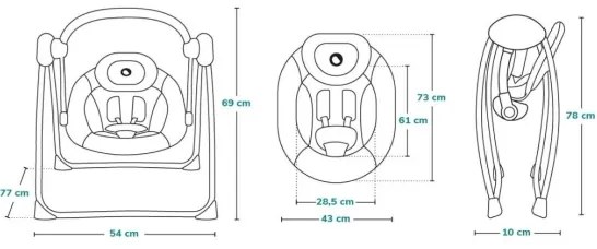 Lionelo - Baba hinta OTTO 4xLR14 Cozy Grey