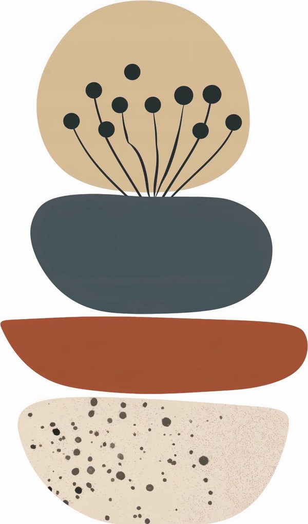 Poszter 25x35cm Organikus kompozíció