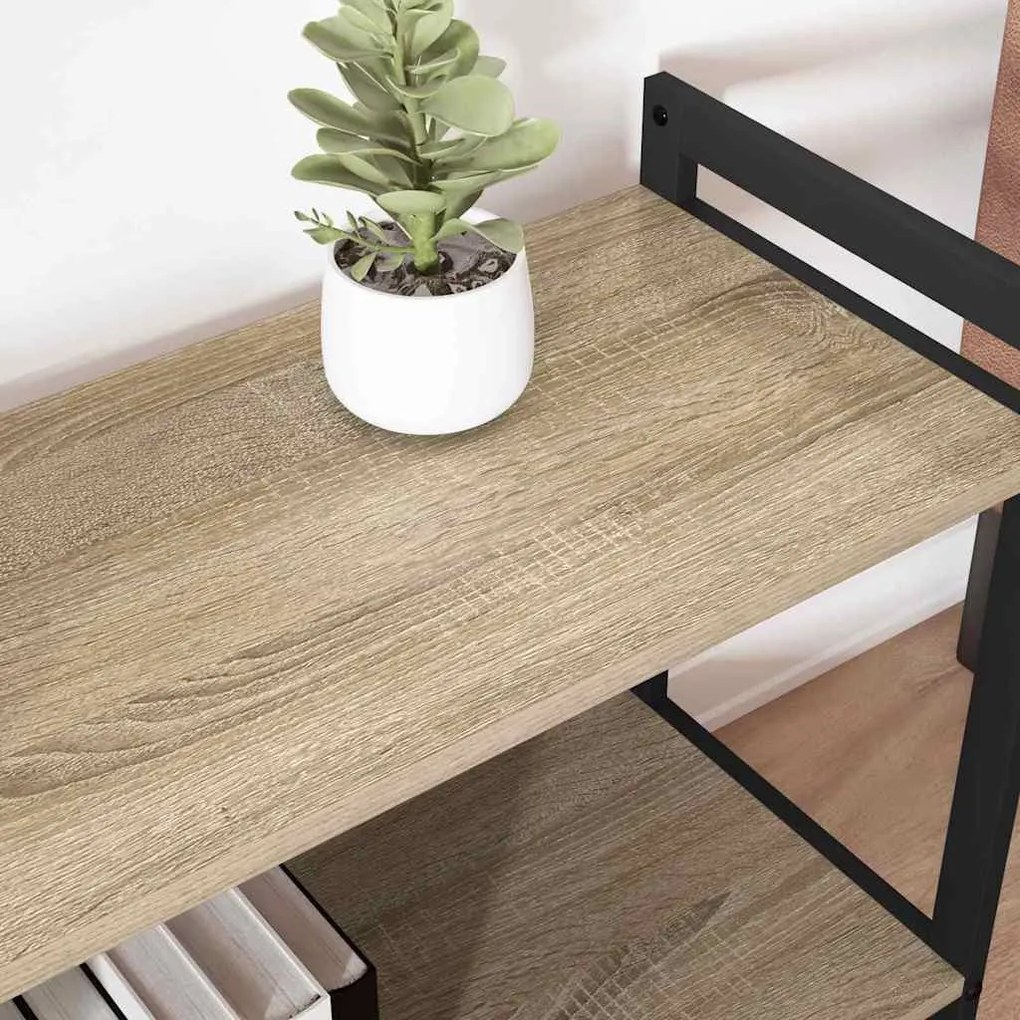 Könyvszekrény sonoma tölgy 80 x 30 x 48.5 cm Faanyag