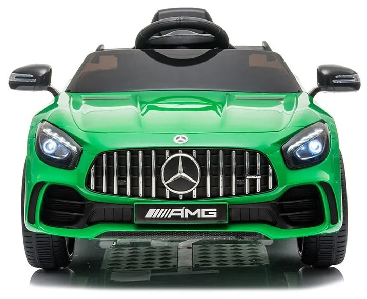 Baby Mix Mercedes-Benz GTR-S AMG gyerek elektromos autó, zöld