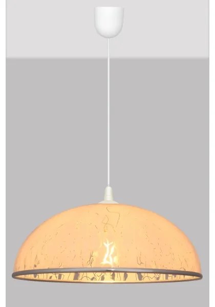 Csillár zsinóron CIRCLE 1xE27/15W/230V fehér