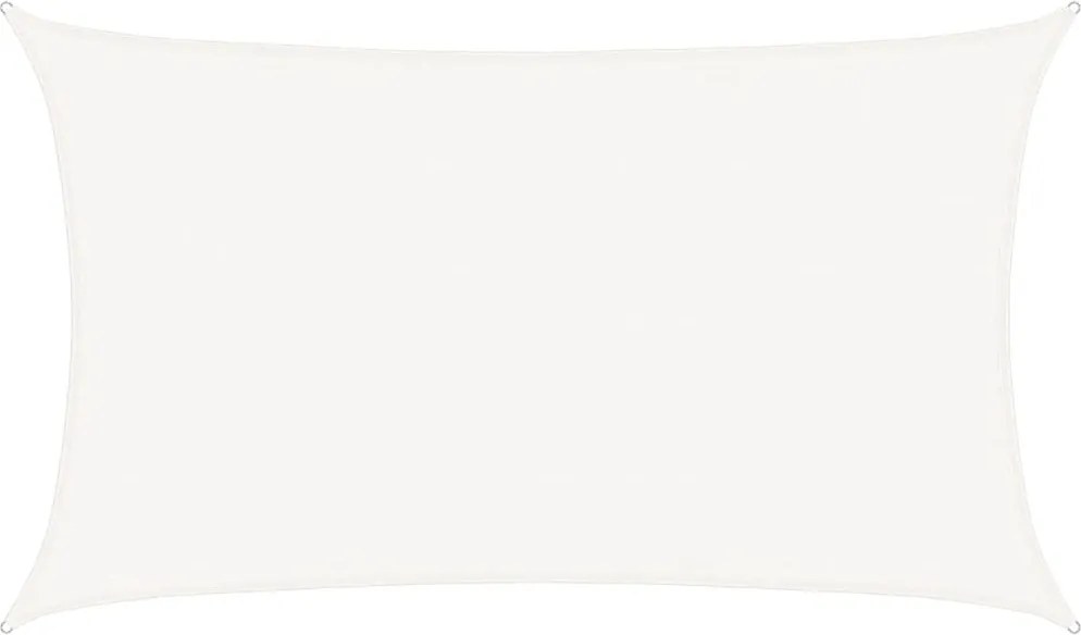vidaXL fehér HDPE napvitorla 160 g/m² 5 x 8 m