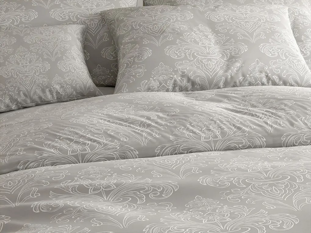 Pamut ágynemű AZORIENT szürke Ágyneműhuzat mérete: 70 x 90 cm | 140 x 200 cm