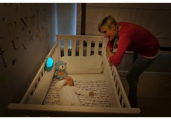 Infantino - Gyermek kislámpa projektorral 3xAA kék