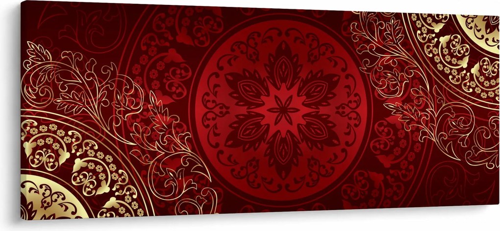 Kép - Arany mandalák (120x50 cm)