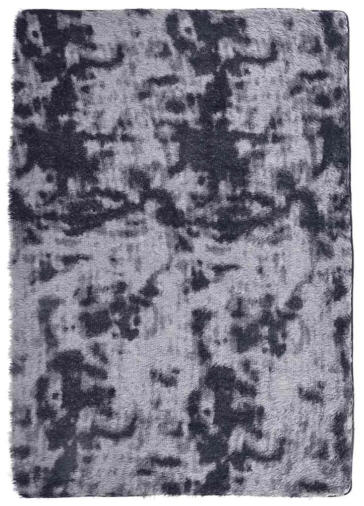 sötétszürke hosszú szálú NAVARRA bozontos szőnyeg 240x340 cm