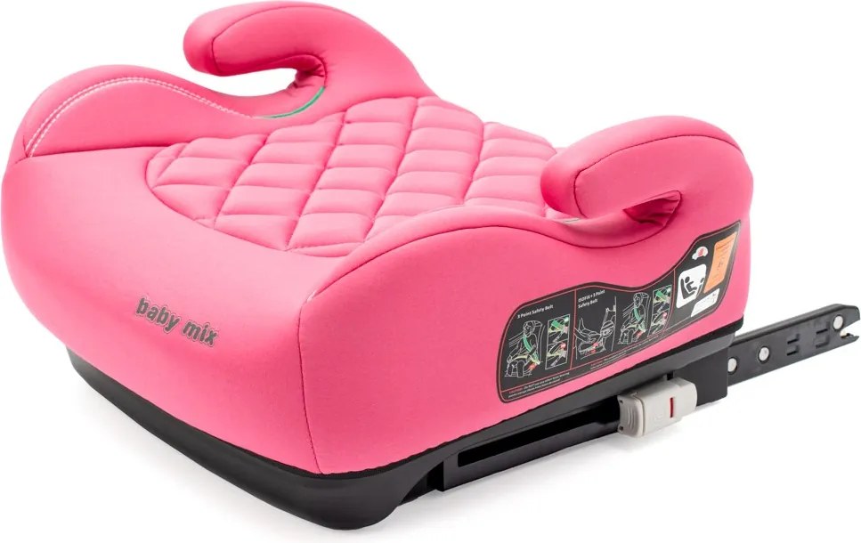 Autós ülésmagasító BABY MIX HERO Plus ISOFIX I-SIZE pink