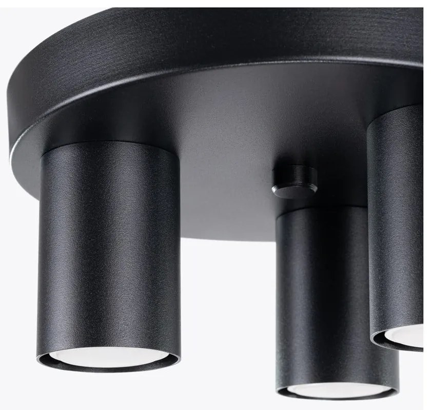 Fekete mennyezeti lámpa Castro – Sollux