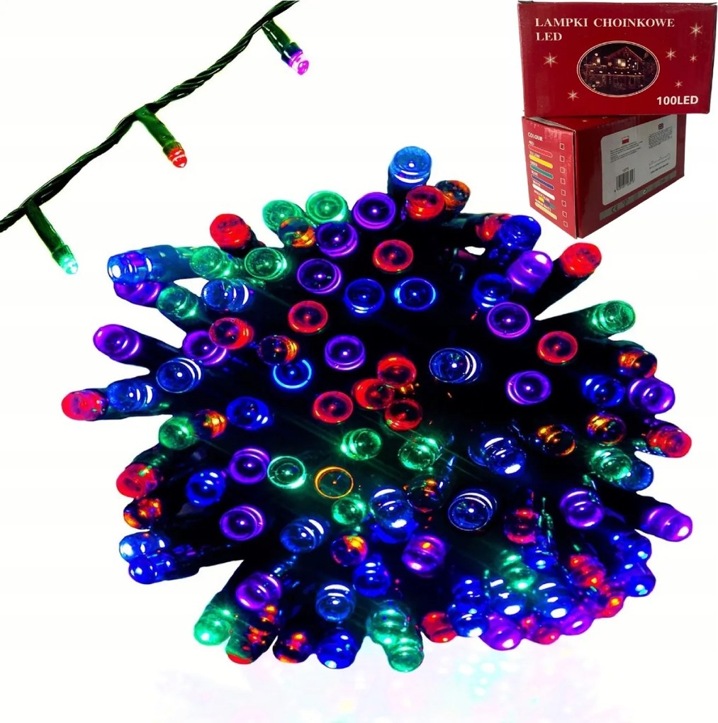 Karácsonyfa Lámpák 100 Led Led Kombináció Többszínű MIX Többszínű Xmass