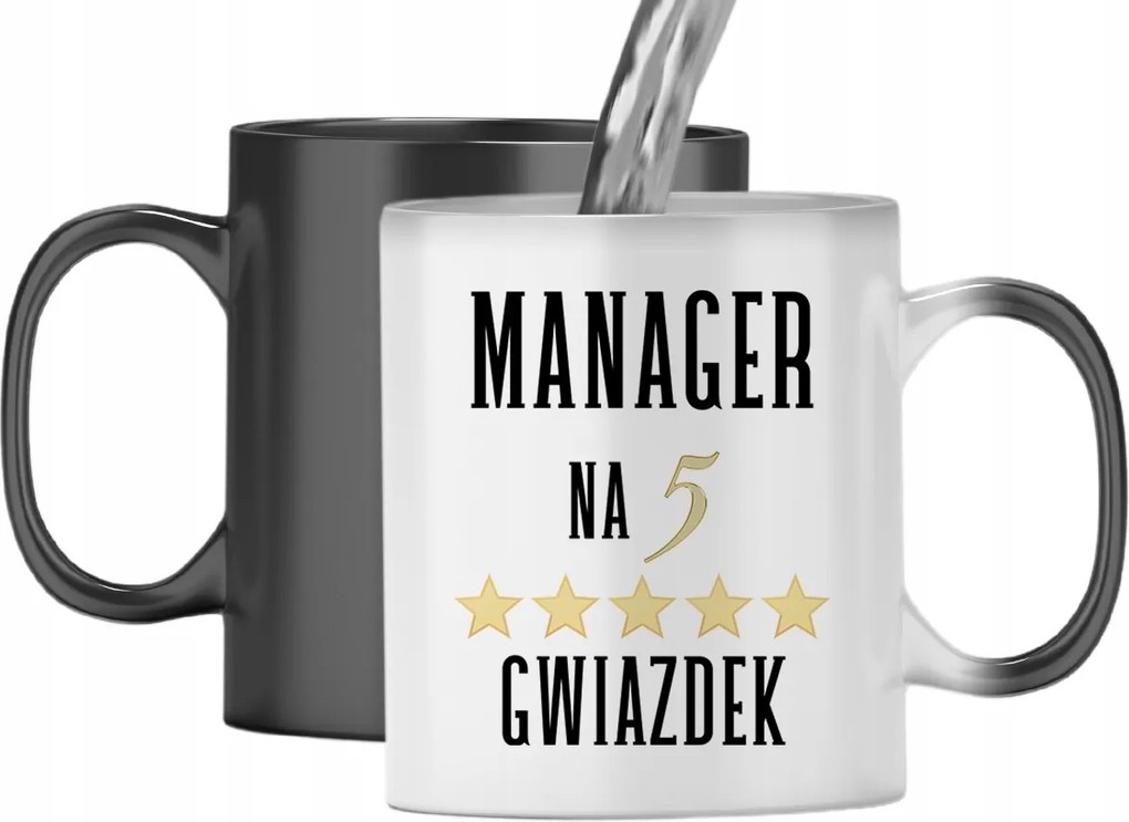 Mágikus Bögre Menedzsernek Színváltós, fényképes nyomattal